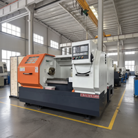 Grand tour à lit plat CNC CK6150-1000 pour la tournage de barres d'acier et de matériaux ferreux, idéal pour les ateliers métallurgiques