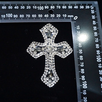 Nouvel arrivage de patchs de conception croisée à sequins en strass thermocollants à la mode prêt-à-utiliser accessoires de casquette en résine appliquée