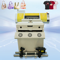 Precio de fábrica XP600DTF Camiseta Impresora de inyección de tinta 60cm Dos cabezales de impresión Tinta solvente de sublimación multicolor Rollo a rollo Nuevo 1 año