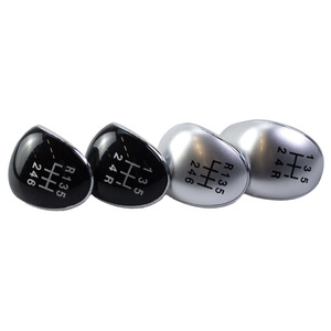 Couvercle de pommeau de levier de vitesse en alliage d'aluminium, 5 vitesses, 6 vitesses, pour Ford Fox, antirouille, noir et argent - Product Image 4