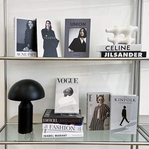 <span class=keywords><strong>Livre</strong></span> décoratif en carton gris plié, décoration créative moderne, simulation de magazine de mode anglais, <span class=keywords><strong>livre</strong></span> vide - Product Image 4