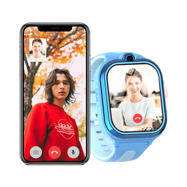 IP67 Waterproof 4G Kids Smart Watch with SIM Card SOS Call Camera Compass Positioning LCD Display Video Call & Voice Chat