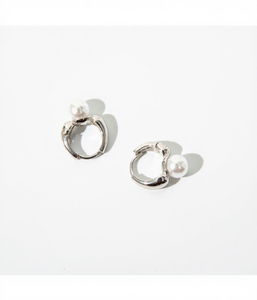 <span class=keywords><strong>Orecchini</strong></span> a cerchio in argento puro stile minimalista Vintage alla moda da donna in stile Hong Kong <span class=keywords><strong>orecchini</strong></span> di perle <span class=keywords><strong>con</strong></span> gioielli placcati in <span class=keywords><strong>oro</strong></span> - Product Image 6