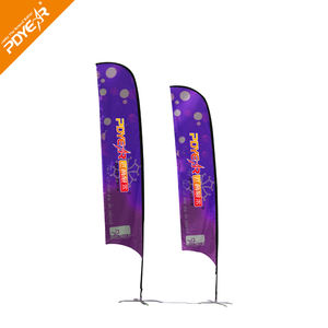 Poteau pliant en fibre de verre, drapeau personnalisé de plage avec plumes, <span class=keywords><strong>2020</strong></span> - Product Image 5