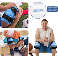 Pack de glace réutilisable pour genoux, Pack de Gel de glace chaude et froide pour la thérapie du genou, pour les douleurs musculaires