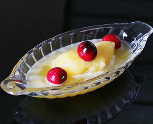 Al por mayor de vidrio grueso Banana Boat plato de postre plato de ensalada - Product Image 4