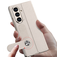 Funda Transparente GKK para Teléfono Móvil Z Fold 8 7 6, Ligera, Resistente a Impactos y Agua, Protección 360° con Soporte Integrado