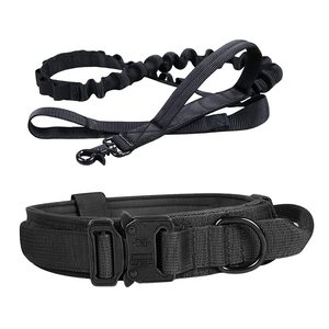 Wholesale Tactical <b>Dog</b> <b>Collar</b> and Leash Set Nylon Heavy Duty Tactical <b>Dog</b> <b>Collars</b> Pet <b>Training</b> Tactical <b>Dog</b> <b>Collar</b> and Leash Set - Product Image 1