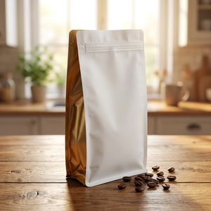 Bolsas de Café con Fondo Plano Impresas Personalizadas de Grado Alimenticio, Bolsas de Embalaje con Cierre de Cremallera de Papel de Aluminio para Alimentos, Comestibles y Regalos - Product Image 3