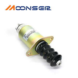 Vanne solénoïde SA-4752-12 DC 12V pour arrêt du moteur diesel, pièces d'excavatrice Cummins - Product Image 2