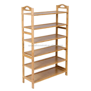 Bamboo 6-Tier <strong>Shoe</strong> <strong>Rack</strong> Entryway <strong>Shoe</strong> Shelf <strong>Storage</strong> Organizer Bamboo <strong>Shoe</strong> <strong>Storage</strong> <strong>Rack</strong> - Product Image 3