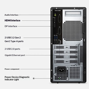 เดลล์ วอสโตร 3030T เดสก์ท็อปแบบทาวเวอร์ รุ่นใหม่ ขายดี พร้อมซีพียู Core I3/i5/i7, แรม DDR5,  SSD M.2 | ธุรกิจ/สำนักงาน/บ้าน/ความบันเทิง - Product Image 5
