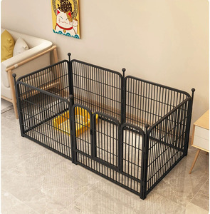 Casa per animali in ferro metallo cane recinzione cuccia per cani grande grande cane box interno ed esterno - Product Image 5