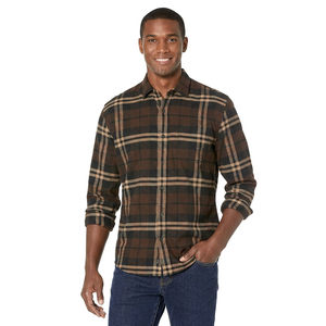 FlyFit Men's Cotton Flannel Casual <b>Shirts</b> Short Sleeve <b>Button</b> Collar Quick Dry Breathable Beach Summer Wedding <b>Shirt</b> New Style - Product Image 1