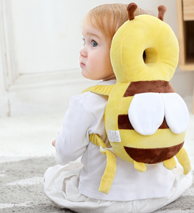 Almohada de Protección para la Cabeza de Bebé con Diseño de Dibujos Animados, 3D Transpirable, Cojín Anti-Caídas para Niños Pequeños, Tejido de Poliéster y Algodón, Logotipo Personalizado, Uso Doméstico - Product Image 5
