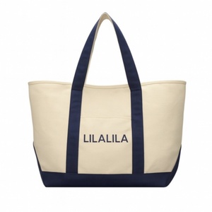 Wholesale Promotional Advertising Bulk Heavy Duty <b>Reusable</b> Grocery Shopping Custom Printed Thick Canvas Tote <b>Bag</b> - Product Image 1