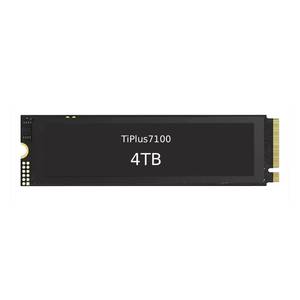 TiPlus7100 4TB M.2 2280 NVMe PCIe 4.0 SSD, ความจุขนาดใหญ่, 3D TLC, เทคโนโลยี HMB, สำหรับการจัดเก็บข้อมูลมัลติมีเดียหนัก - Product Image 1