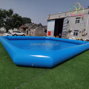 Piscine gonflable en PVC durable directe d'usine avec auvent grand étang de pêche et de poissons pour les enfants plaisir et détente en plein air - Product Image 3