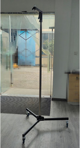 Support d'éclairage en métal robuste de 190cm/250cm avec roues pour station de télévision Fresnel en tungstène et studio de prise de photos Flash <span class=keywords><strong>Softbox</strong></span> - Product Image 6