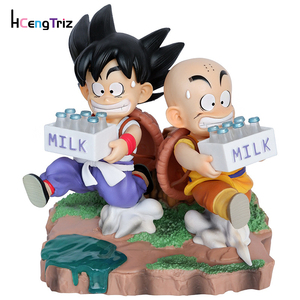 Nuevo Kawaii PVC 14,5 CM <span class=keywords><strong>Dragon</strong></span> Balls Goku-Krillin figuras de acción artesanía Anime estatua colección ornamento leche infantil - Product Image 6