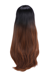 30in Long <strong>Lolita</strong> Silk Top Synthetic <strong>Wig</strong> Dark Brown Premium Fiber for Ombre Pink Black Grey <strong>Wigs</strong> for Women Premium Guangzhou - Product Image 4