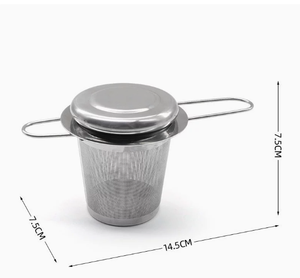Infuseur à thé portable en acier inoxydable, écologique, avec filtre-cuillère en métal pour les amateurs de thé - Product Image 5