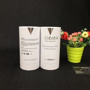 Custom Logo Eco Friendly Skincare Kraft Cardboard Cylinder Dropper Bottle Tube Packaging Paper Tube for Cosmetics - Product Image 5