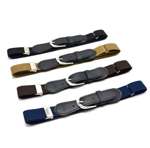 DFKB01 Ceintures élastiques pour enfants, couleurs au choix, longueur réglable 65 - 100 cm, largeur 2,5 cm avec boucle en métal - Product Image 1