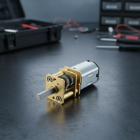 Mesin Mainan Robot Mobil RC, Pengurang Kecepatan Mikro Motor Gear Box Mini dengan 2 Terminal untuk Robot Mobil RC Model DIY