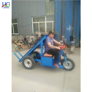 Chariot de transport de briques à benne basculante à plat, équipement de transport à trois roues, camion de chargement-déchargement, transporteur super résistant - Product Image 3