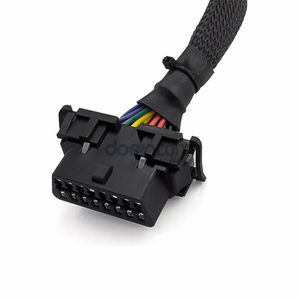 変换されたケーブルOBD2フラットエクステンションケーブルOBD2 16ピン男性から女性1 - Product Image 1