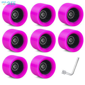 SeeMore 8 pièces intérieur extérieur Quad roues de patin à roulettes pour Roller Derby patinage de <span class=keywords><strong>vitesse</strong></span> 58*32/39mm 82A roues de ligne de remplacement - Product Image 3
