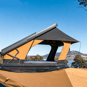 Waterproof Hard Shell Roof Top Tent Overlanding Double Layer 4-Season Roof Tent 1 Bedroom Living Room Aluminum Rooftop Tent - Product Image 4