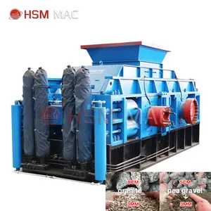 HSM CE双辊破碎机施工设备采石场液压制砂机