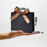 Pochettes cadeaux en papier recyclé avec ruban, gaufrage et doublure en éponge pour emballage de bonbons de mariage, d'anniversaire ou de fête