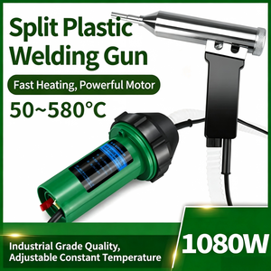 New <b>Plastic</b> Welding Gun 1080C 220V Industrial Hot Air Gun for Polypropylene with Variable Speed Control 1080W - Product Image 4
