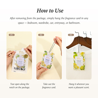Diffuseur d'huiles essentielles en papier pour armoire suspendue, désodorisant de voiture, parfum d'intérieur à évaporation naturelle, design tendance