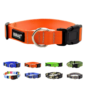 Nylon Snap Dog <b>Collar</b> Adjustable Comfortable Pet <b>Collar</b> with Quick Release Buckle for Daily Walking and Training - Product Image 1