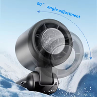 Ventilateur de refroidisseur d'air Turbo Mini ventilateur de poche portable Rechargeable technologie de refroidissement rapide vitesse du vent trois pour les grandes pièces voiture