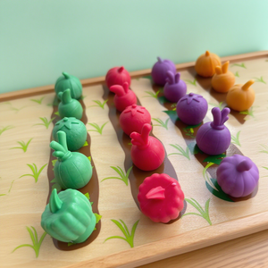 Montessori Plantación Vegetal Juego Granja Mercado Color Clasificación Juguete de madera para niños - Product Image 4