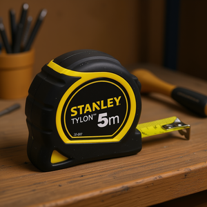 Cinta métrica Stanley Tylon de 5m con gancho metálico para una medición precisa - Product Image 3