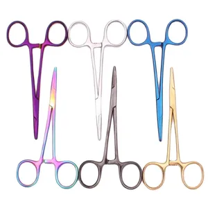 Pinzas Hemostáticas de 13 cm (5'') para Salón de Belleza de Mascotas, Pinzas Profesionales para Hospitales Veterinarios, Herramientas para Lesiones de Perros y Gatos, Acero Inoxidable Japonés para el Hogar - Product Image 1
