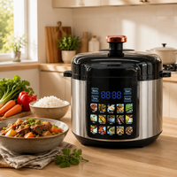 5L 13-in-1 Multifungsi Electric Pressure Cooker Layar LED One Touch Cooker untuk Dapur Rumah