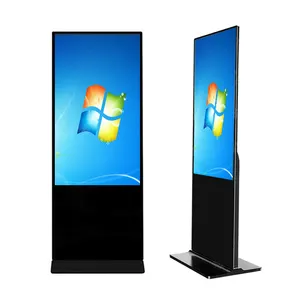 43 50 55 Inch High Brightness Floor Standing Touch Screen Interactive Media Indoor Lcd Ad Digital Signage Advertising Players