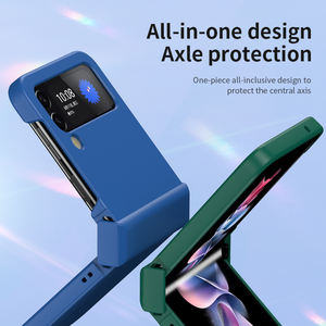 Para Samsung Galaxy Z <span class=keywords><strong>Flip4</strong></span> Funda de teléfono Bisagra Protección Inyección de combustible PC Cubierta de teléfono dura a prueba de golpes para Z <span class=keywords><strong>Flip4</strong></span> - Product Image 3