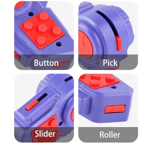Cube magique anti-stress en plastique, jouet de décompression pour enfants atteints d'autisme, de TDAH, d'anxiété, jouets pour les doigts, cadeaux - Product Image 5