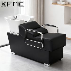 XFMC Elegantes Haarwaschbecken für Beauty-Spa und Friseursalon, Friseurmöbel, Haarwaschsessel, Massageliege für die Haarwäsche - Product Image 2