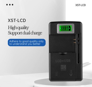 Màn hình <span class=keywords><strong>LCD</strong></span> chất lượng cao Chất liệu ABS chống cháy PC Bộ sạc nhanh cho máy ảnh điện thoại di động Bộ sạc pin đa năng 4.2V 800mA - Product Image 6