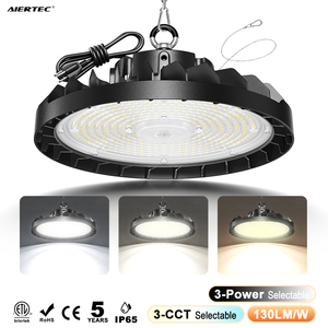 ไฟส่องสว่างอุตสาหกรรมเชิงพาณิชย์แบบแขวน UFO LED High Bay Light 150W 240W 300W IP65 ETL สำหรับคลังสินค้า โรงงาน โรงรถ - Product Image 1