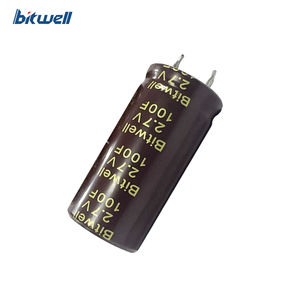 อัลตราคาปาซิเตอร์2.7V ทรงกระบอกชนิด bwm <span class=keywords><strong>100F</strong></span> bitwell สำหรับระบบนำทางดีวีดีในรถยนต์ - Product Image 3